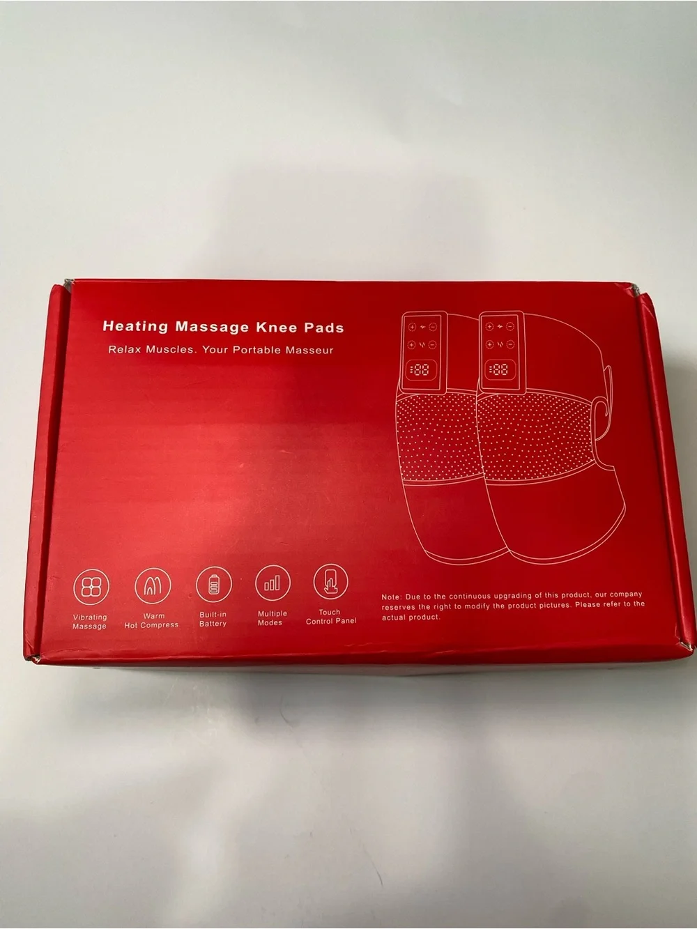 HEATING MASSAGE KNEE PADS.
